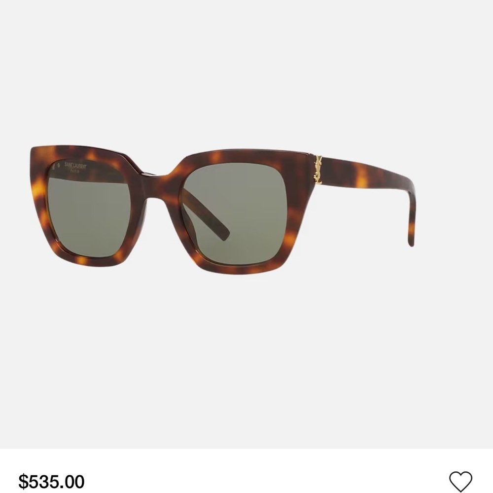 Tortoise Shell Square Sunglasses - Picture 4 of 5